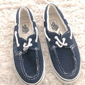 Vans tie loafers